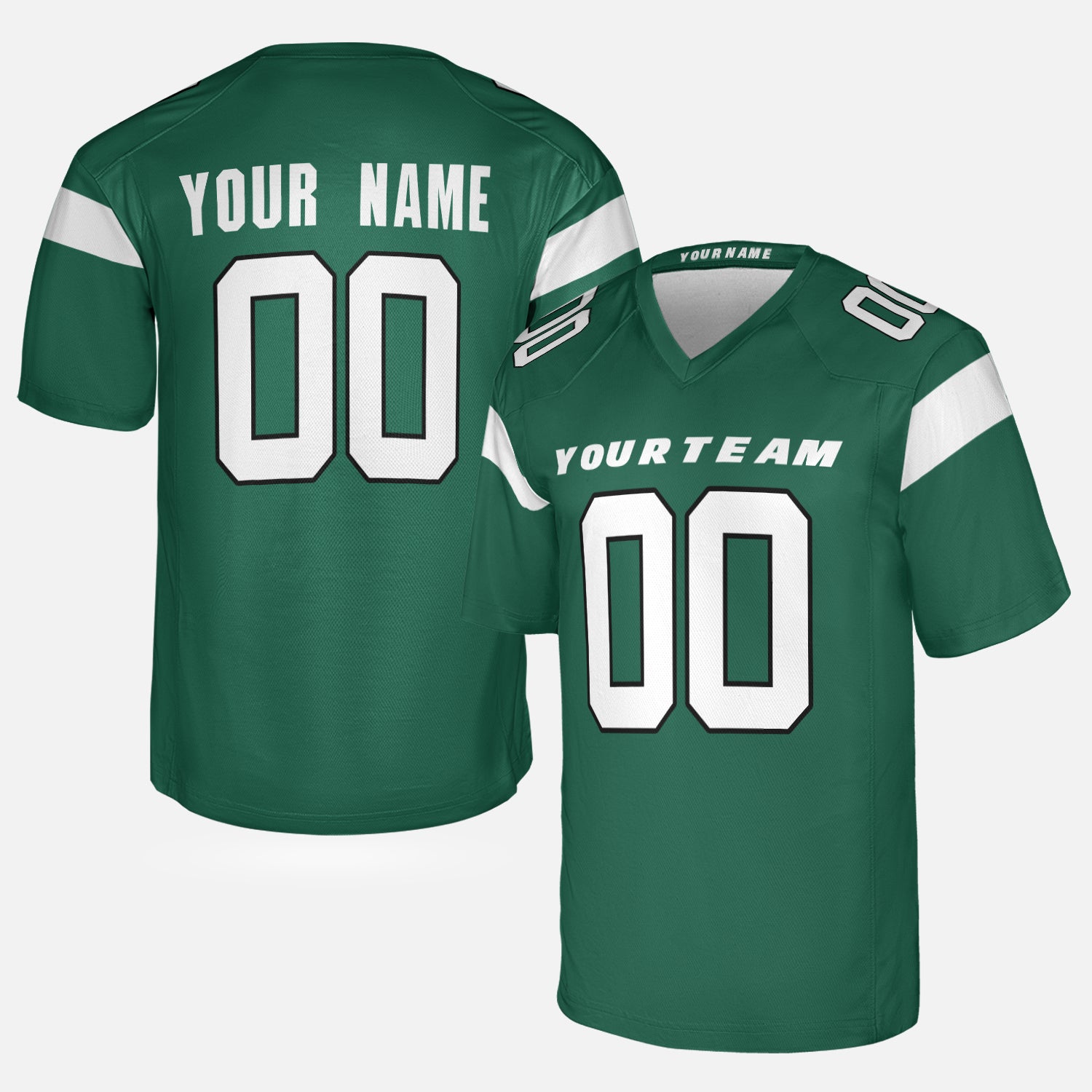 Personalized New York Fan Gotham Green Football Jersey – Custom Name & Number