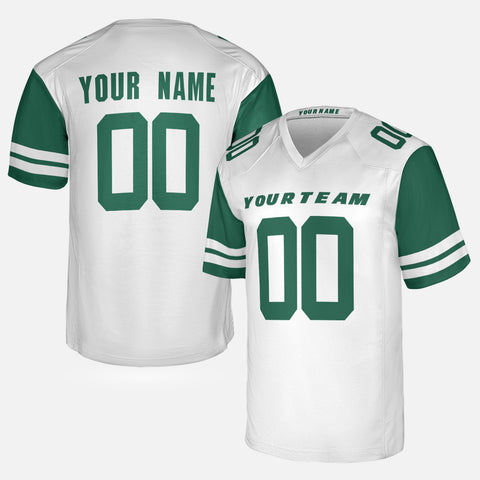 Personalized New York Fan White Football Jersey – Alternate Style Custom Name & Number