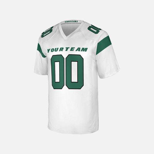 Personalized New York Fan White Football Jersey – Custom Name & Number
