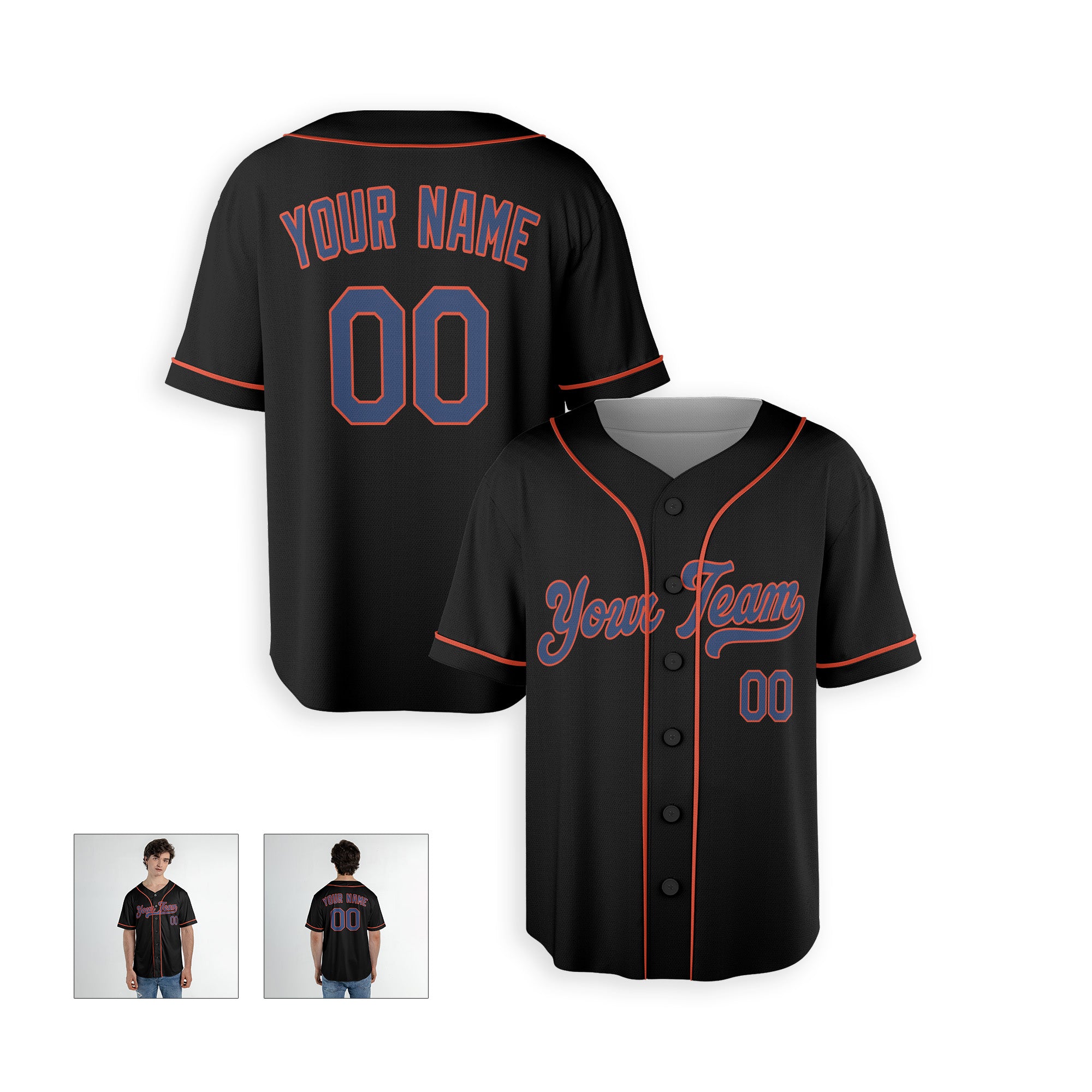 Personalized Queens NY Fan Black Baseball Jersey – Alternate Style Custom Name & Number