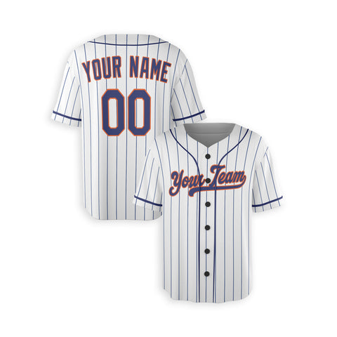 Personalized Queens NY Fan White Baseball Jersey – Home Style Custom Name & Number