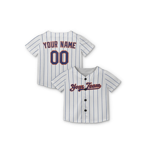 Personalized Queens NY Fan White Baseball Jersey – Home Style Custom Name & Number