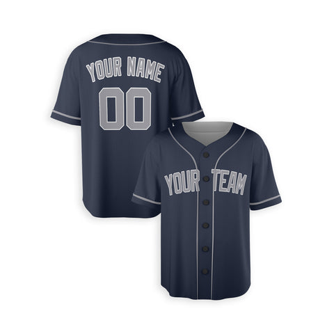 Personalized New York Fan Navy Baseball Jersey – Alternate Style Custom Name & Number
