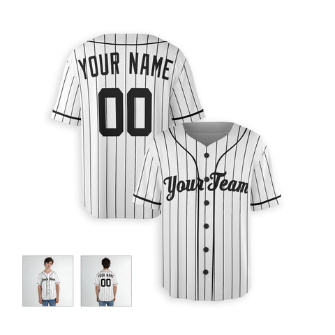Personalized New York Fan White Baseball Jersey – Home Style Custom Name & Number