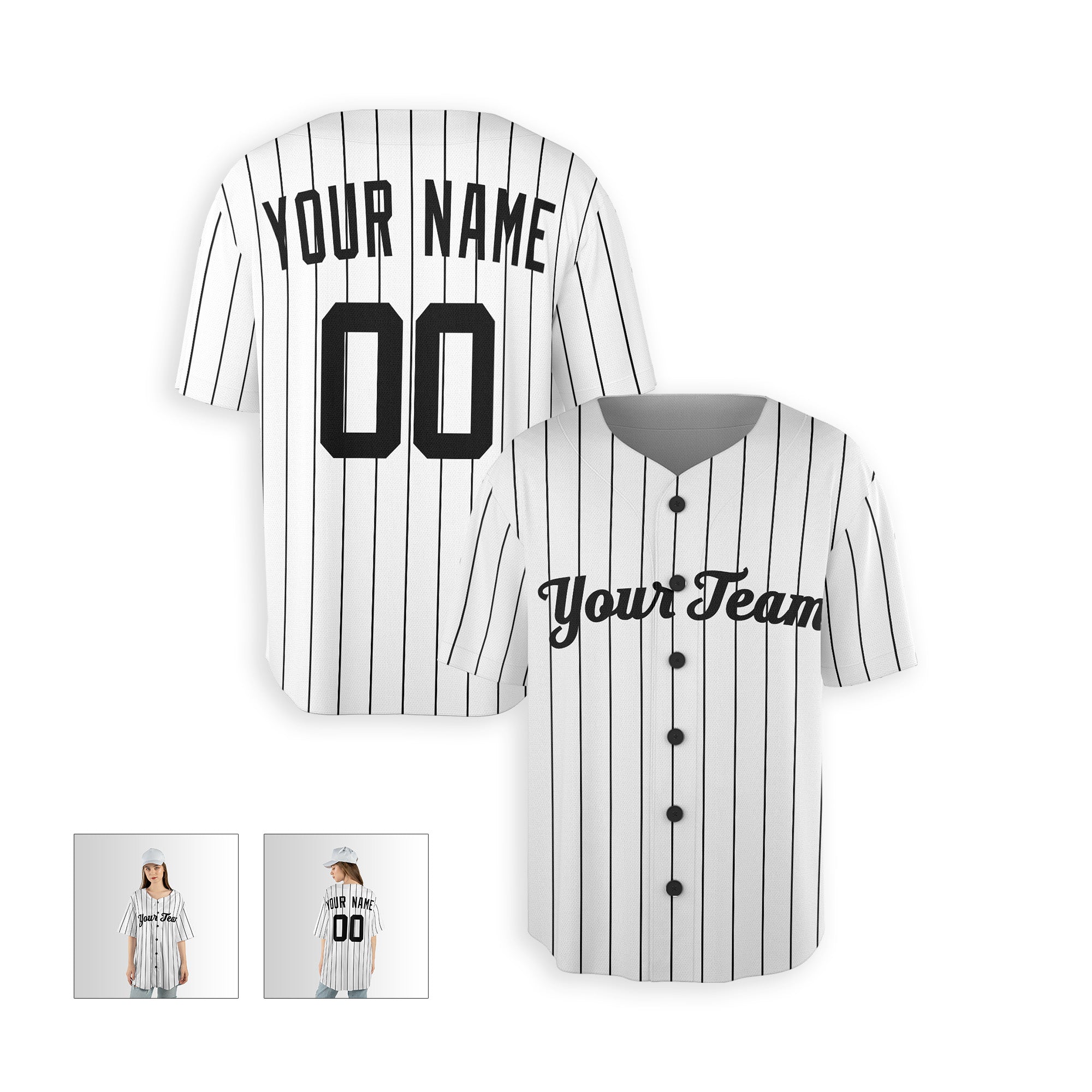 Personalized New York Fan White Baseball Jersey – Home Style Custom Name & Number