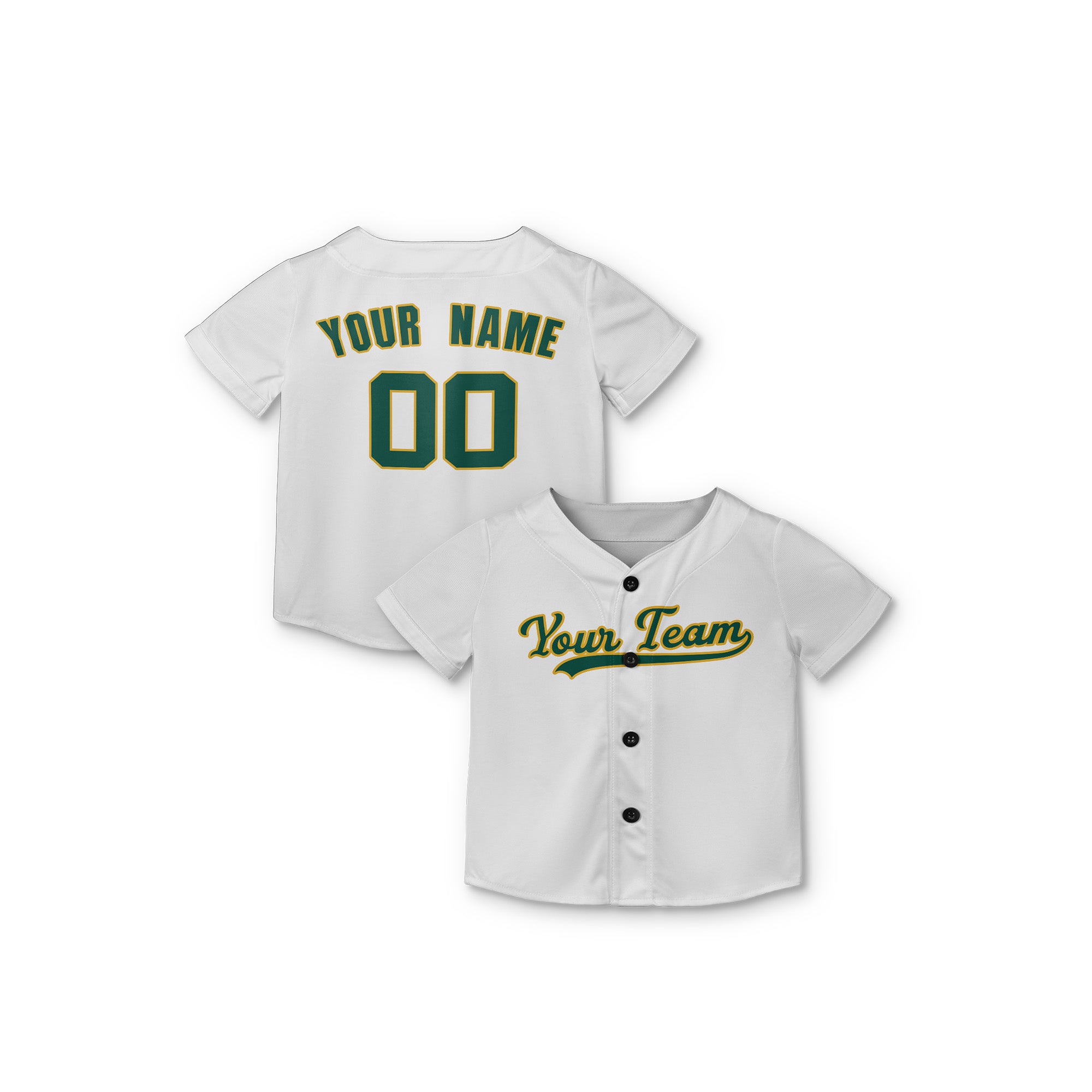 Personalized Oakland Fan White Baseball Jersey – Home Style Custom Name & Number