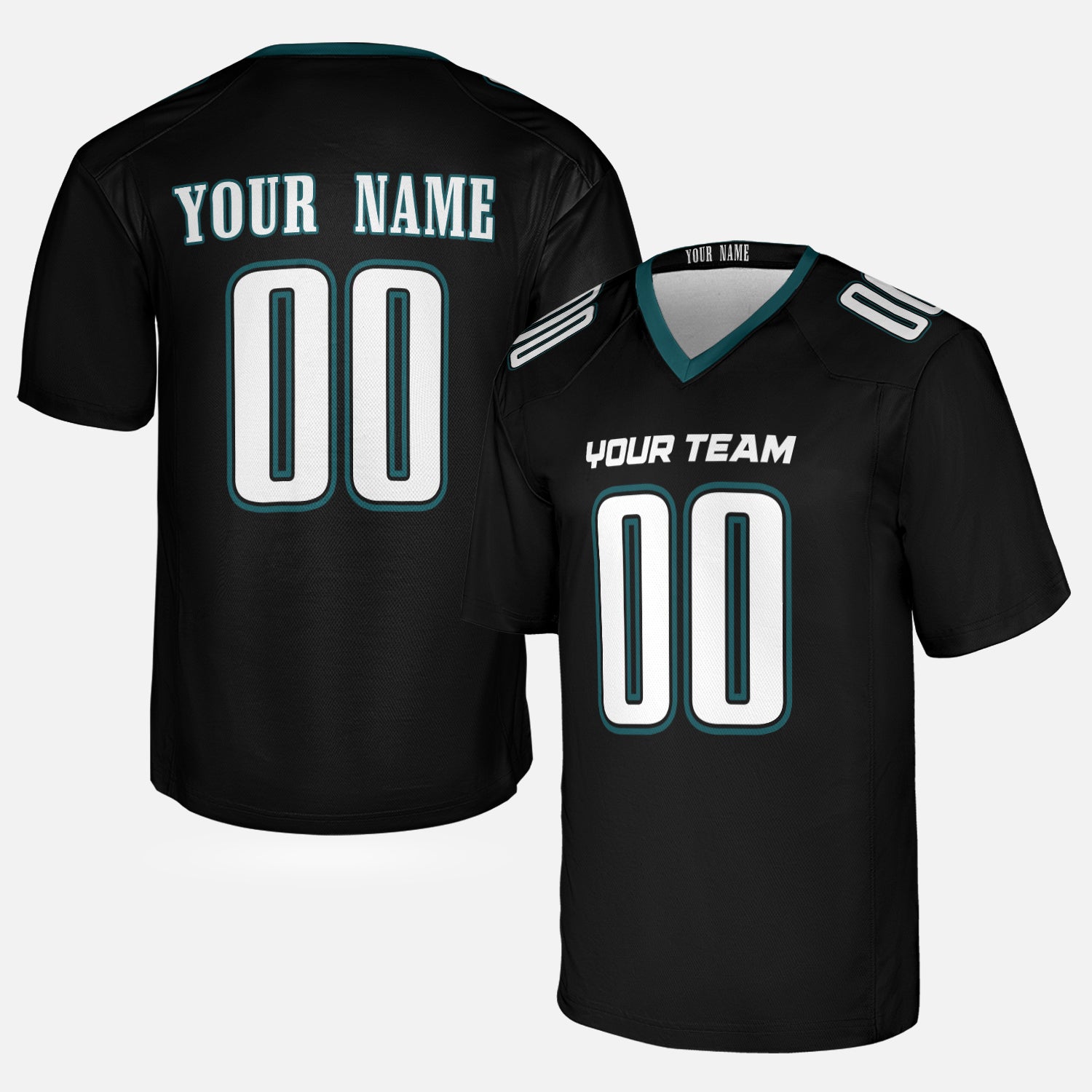 Personalized Philadelphia Fan BlackFootball Jersey – Custom Name & Number