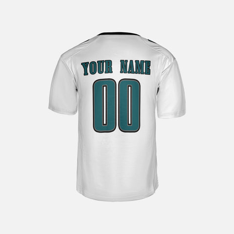 Personalized Philadelphia Fan White Football Jersey – Custom Name & Number
