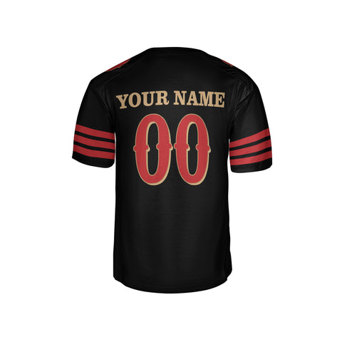 Personalized San Francisco 49ers Black 2025 Rivalries Collection Football Jersey – Custom Name & Number