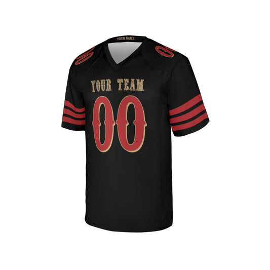Personalized San Francisco 49ers Black 2025 Rivalries Collection Football Jersey – Custom Name & Number