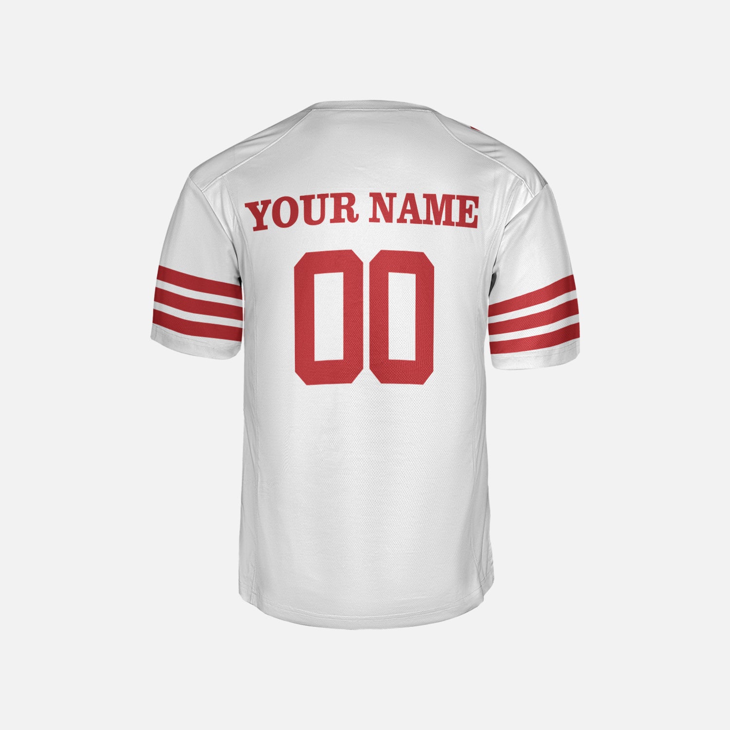 Personalized San Francisco Fan White Football Jersey – Custom Name & Number