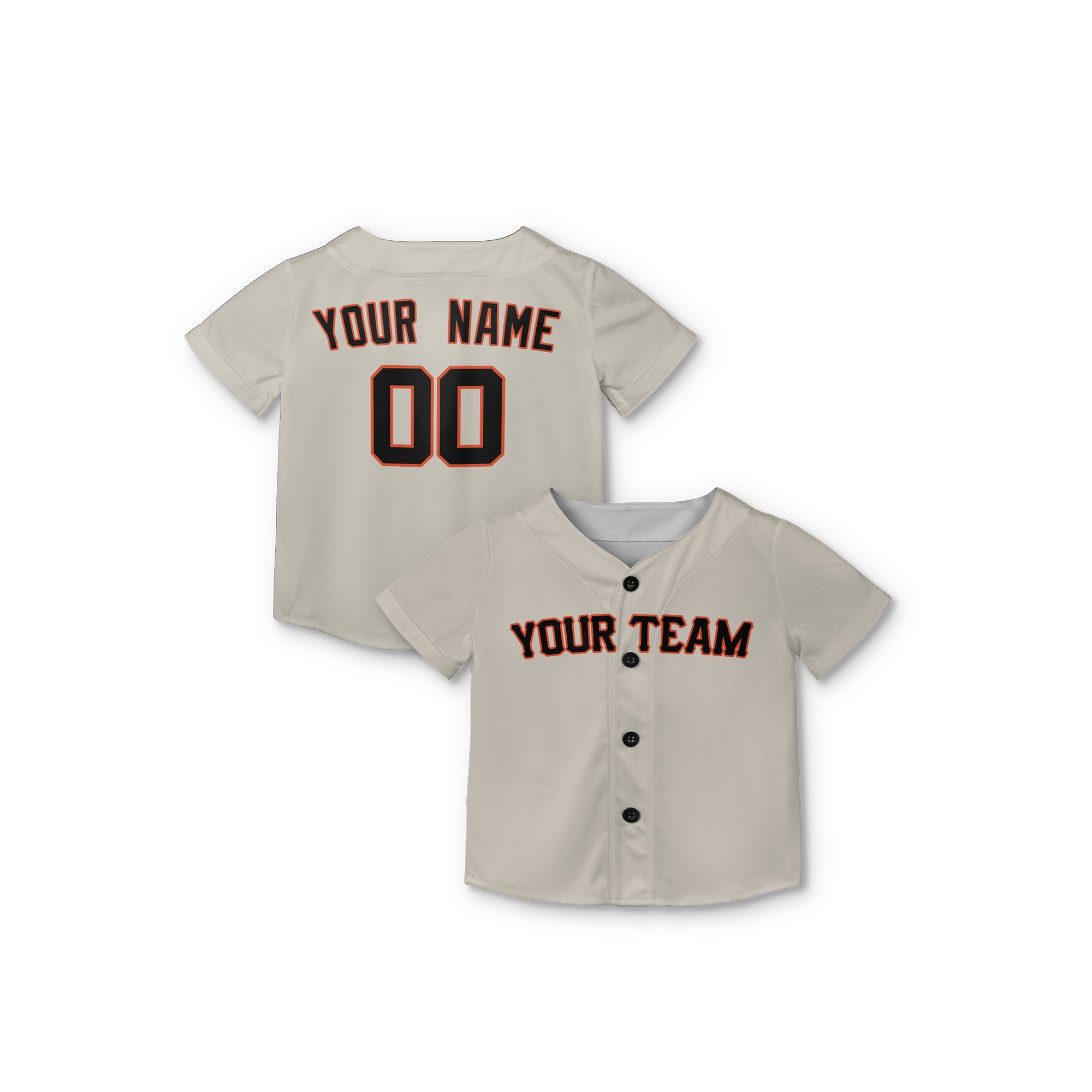 Personalized San Francisco Fan Cream Baseball Jersey – Home Custom Name & Number
