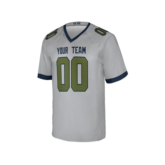 Personalized Seattle Seahawks Wolf Gray 2025 Rivalries Collection Football Jersey – Custom Name & Number