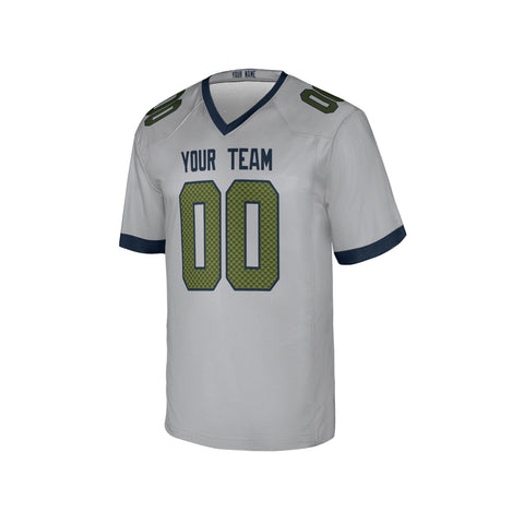 Personalized Seattle Seahawks Wolf Gray 2025 Rivalries Collection Football Jersey – Custom Name & Number