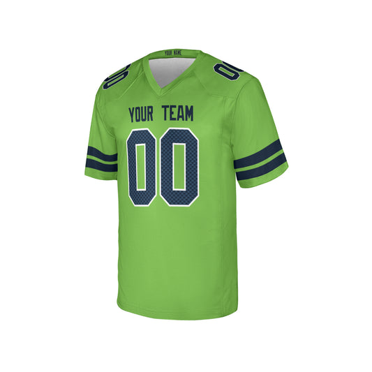Personalized Seattle Seahawks Neon Green 50th Season Alternate Football Jersey – Custom Name & Number