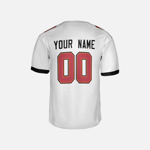 Personalized Tampa Bay Fan White Football Jersey – Custom Name & Number