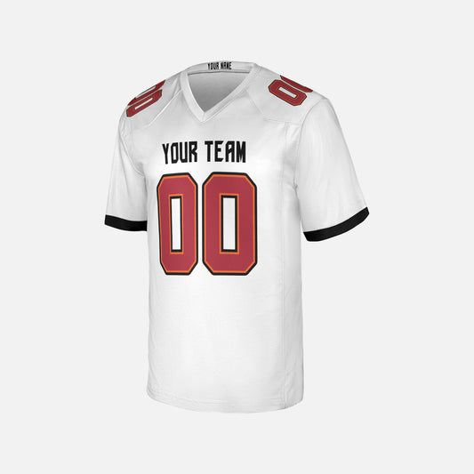 Personalized Tampa Bay Fan White Football Jersey – Custom Name & Number