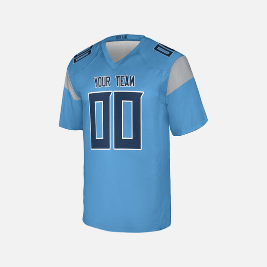 Personalized Tennessee Fan Light Blue Football Jersey – Alternate Style Custom Name & Number
