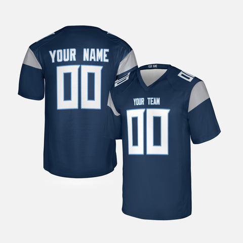 Personalized Tennessee Fan Navy Football Jersey – Custom Name & Number
