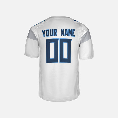 Personalized Tennessee Fan White Football Jersey – Custom Name & Number