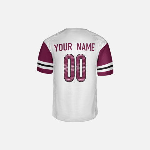 Personalized Washington DC Fan White Football Jersey – Custom Name & Number