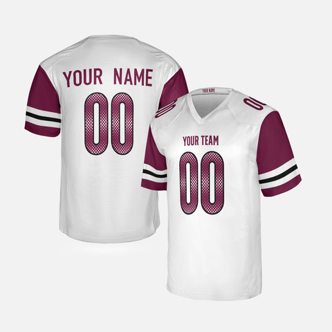Personalized Washington DC Fan White Football Jersey – Custom Name & Number