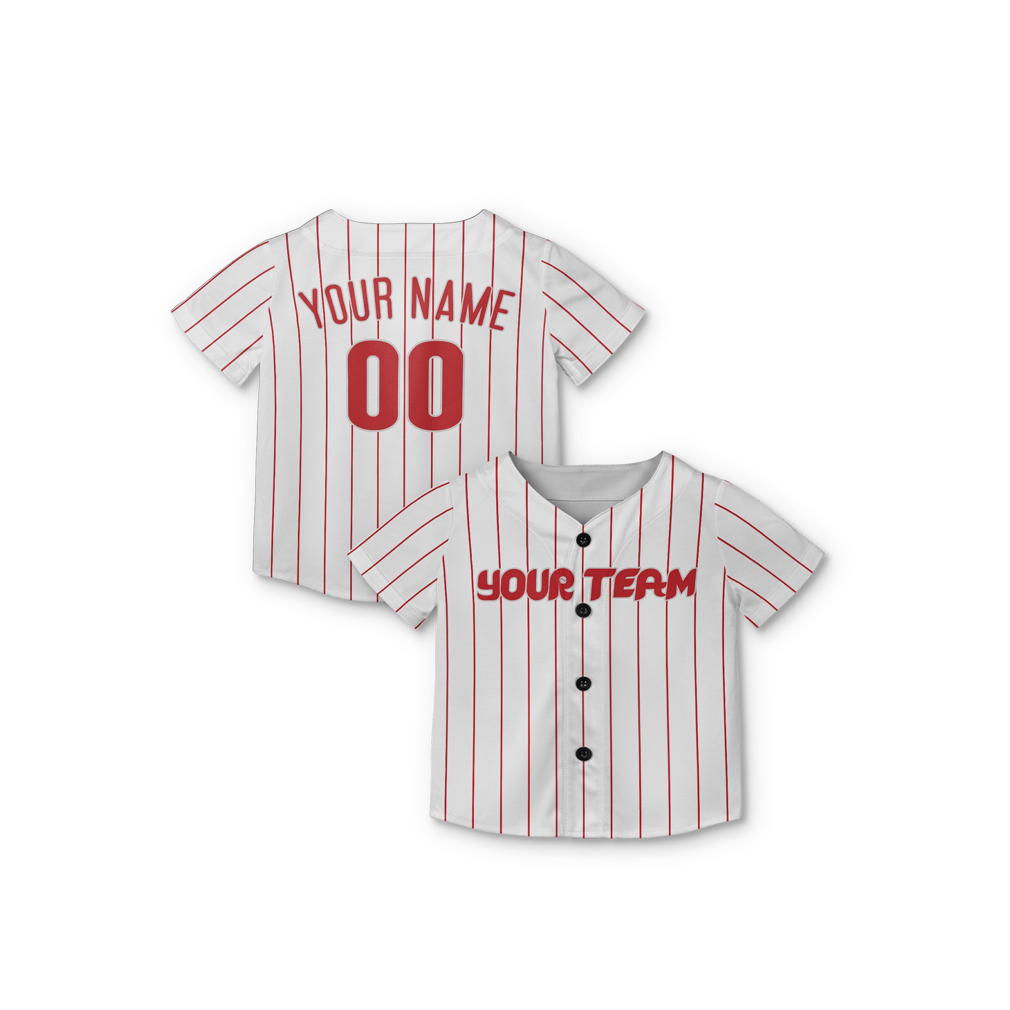 Personalized Philadelphia Fan White Baseball Jersey – Home Style Custom Name & Number