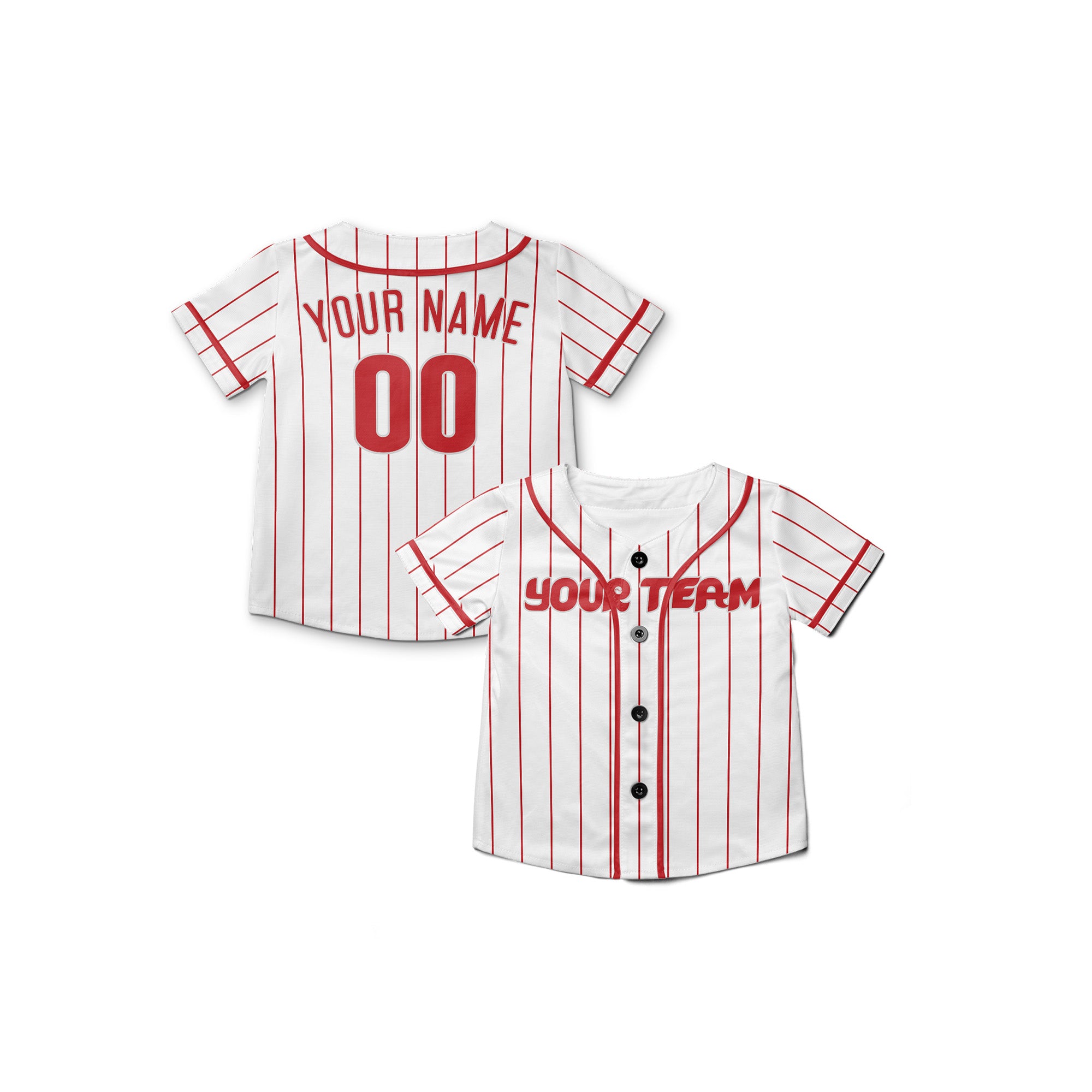 Personalized Philadelphia Fan White Baseball Jersey – Home Style Custom Name & Number