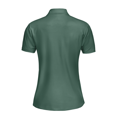 Personalized Women's Golf Shirt Polo - Queen Of The Green Golf Short Sleeve