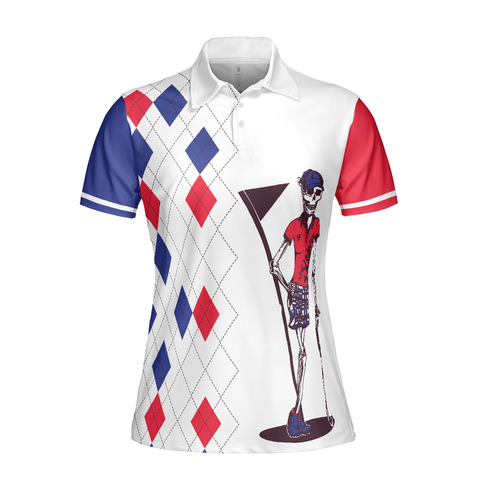 Personalized Women's Golf Shirt Polo - The Most Important Shot In Golf Is The Next One Golf