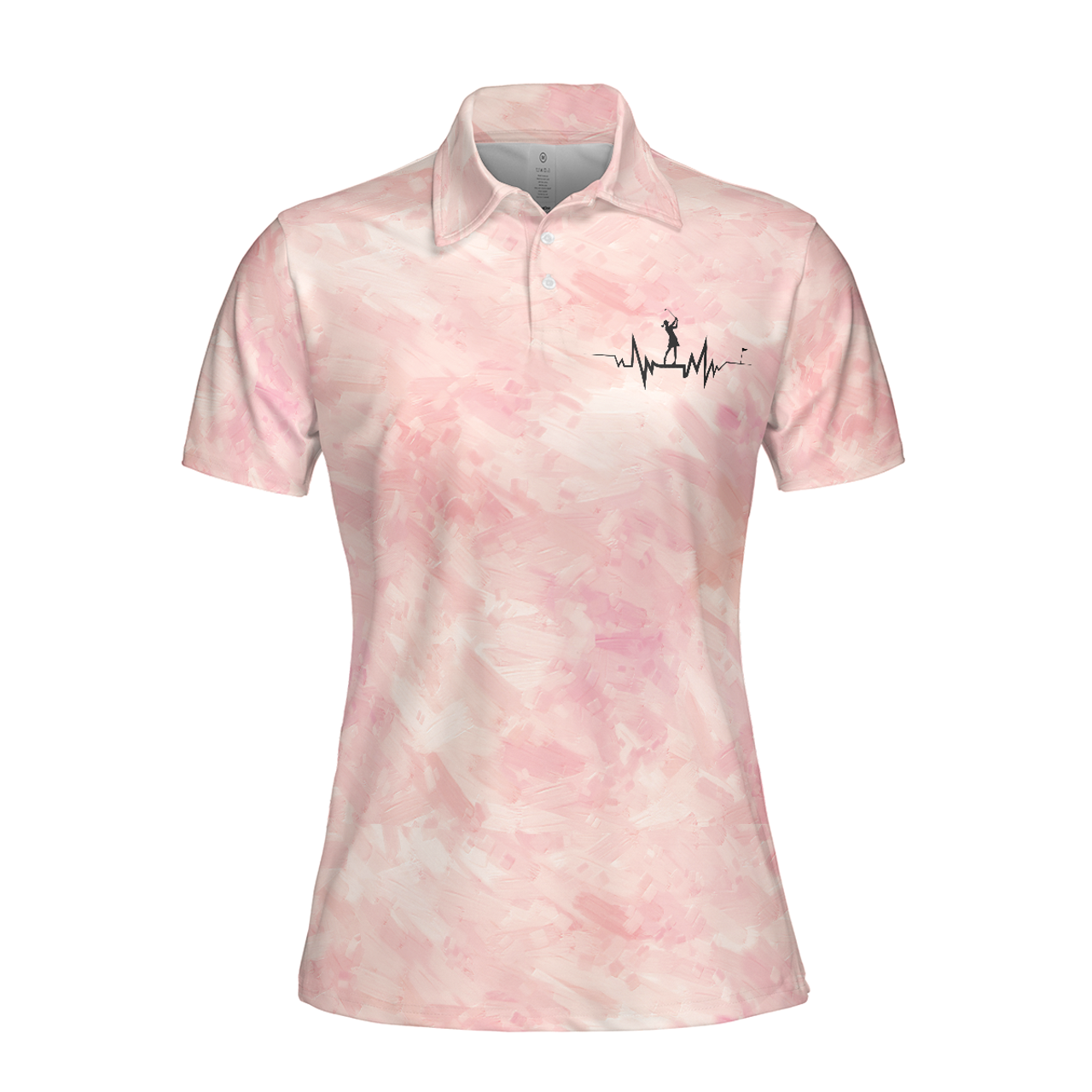 Personalized Women's Golf Shirt Polo - This Girl Runs On Jesus And Golf Short Sleeve