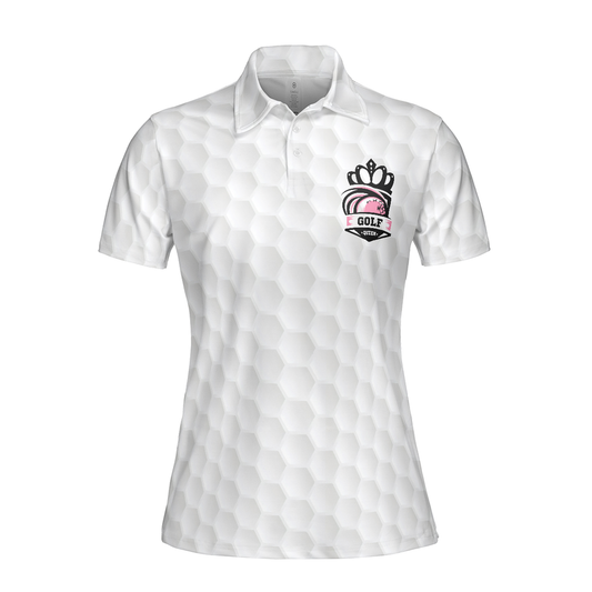 Personalized Women's Golf Shirt Polo - What Swings Like A Girl Really Means Golf Short Sleeve