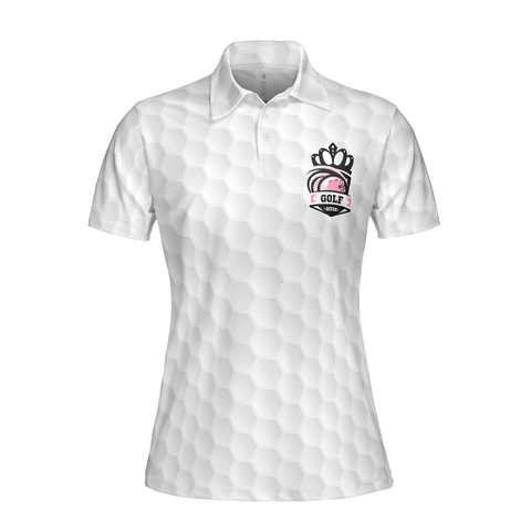 Personalized Women's Golf Shirt Polo - What Swings Like A Girl Really Means Golf Short Sleeve